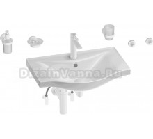 Комплект Wellsee Bisou 201007300 глянцевый белый, матовый белый, 9 в 1