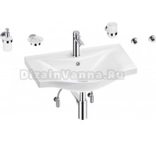 Комплект Wellsee Bisou 201007306 глянцевый белый, хром, 9 в 1