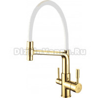 Смеситель для кухни Rose R658E золото