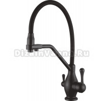 Смеситель для кухни Rose R858H черный