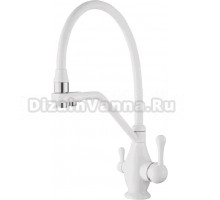 Смеситель для кухни Rose R858C белый