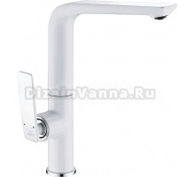 Смеситель для кухни Rose R2713F белый, хром