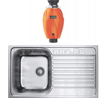 Комплект Мойка Omoikiri Kashiogawa 86 + Измельчитель Nagare 750