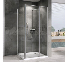 Душевой уголок Abber Sonnenstrand AG04140S-S80 140x80, профиль хром, стекло прозрачное