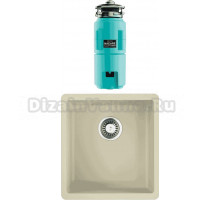 Комплект Мойка Omoikiri Kata 40-U-BE ваниль + Измельчитель Nagare slim 1250-AZ azur blue