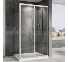 Душевой уголок Abber Sonnenstrand AG07110-S75 110x75, профиль хром, стекло прозрачное