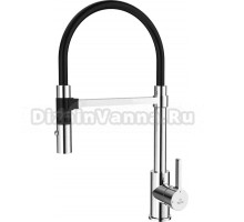 Смеситель для кухни Rose R133 черный, хром