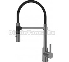 Смеситель для кухни Rose R133T оружейная сталь