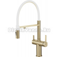 Смеситель для кухни Rose R358G золото