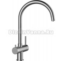 Смеситель для кухни Schock Ares нержавеющая сталь
