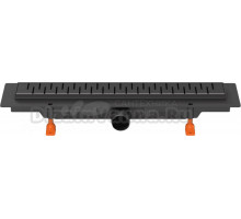 Душевой трап (лоток) Milleau Point M550PB 55 см, матовый черный
