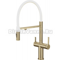 Смеситель для кухни Rose R458G золото