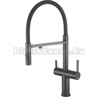 Смеситель для кухни Rose R458H черный