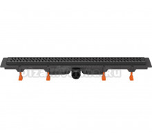 Душевой трап (лоток) Milleau Level M650LB 65 см, матовый черный