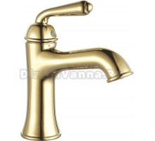 Смеситель для раковины Rose R0201E золото