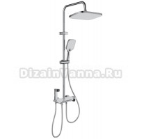 Душевая стойка Berges Pulsar 075011 с гигиеническим душем, хром