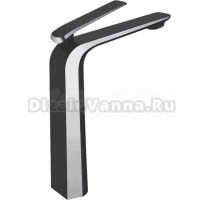 Смеситель для раковины Rose R1311H черный, хром