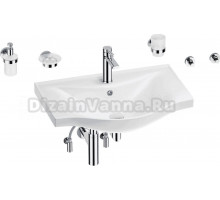 Комплект Wellsee Bisou 201007346 глянцевый белый, хром, 9 в 1