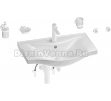 Комплект Wellsee Bisou 201007350 глянцевый белый, матовый белый, 9 в 1