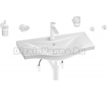 Комплект Wellsee Bisou 201007355 глянцевый белый, матовый белый, 9 в 1