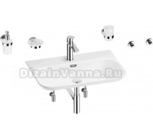 Комплект Wellsee Eclatant 2.0 201007531 глянцевый белый, хром, 9 в 1