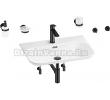 Комплект Wellsee Eclatant 2.0 201007532 глянцевый белый, матовый черный, 9 в 1