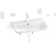 Комплект Wellsee Eclatant 2.0 201007540 глянцевый белый, матовый белый, 9 в 1