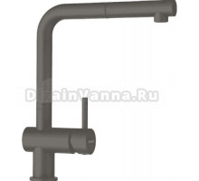 Смеситель для кухни Schock Cristadur Epos-D full color выдвижной излив, серебристый камень