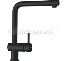 Смеситель для кухни Schock Cristadur Epos-D full color выдвижной излив, магма