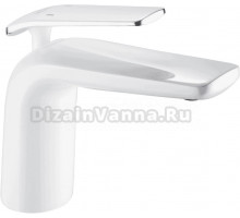 Смеситель для раковины Rose R3901F белый, хром