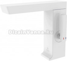 Смеситель для раковины Rose R1801C белый