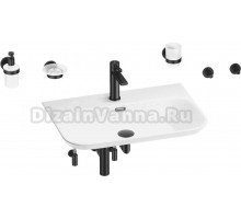 Комплект Wellsee Eclatant 2.0 201007547 глянцевый белый, матовый черный, 9 в 1