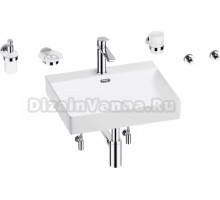 Комплект Wellsee DeSire 201007551 глянцевый белый, хром, 9 в 1