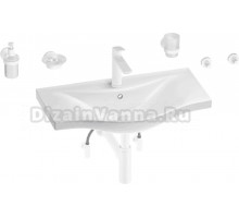 Комплект Wellsee Bisou 201007385 глянцевый белый, матовый белый, 9 в 1