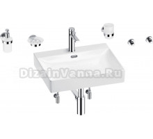 Комплект Wellsee DeSire 201007556 глянцевый белый, хром, 9 в 1