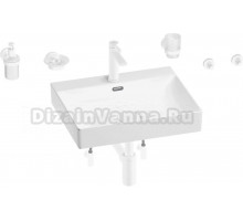 Комплект Wellsee DeSire 201007560 глянцевый белый, матовый белый, 9 в 1