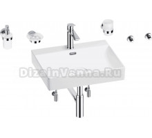 Комплект Wellsee DeSire 201007581 глянцевый белый, хром, 9 в 1