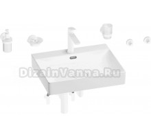 Комплект Wellsee DeSire 201007595 глянцевый белый, матовый белый, 9 в 1