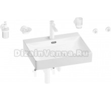 Комплект Wellsee DeSire 201007600 глянцевый белый, матовый белый, 9 в 1