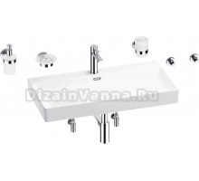 Комплект Wellsee Bromance 201007606 глянцевый белый, хром, 9 в 1