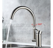 Смеситель для кухни Ledeme H703 L74003 матовый хром