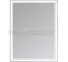 Зеркало Emmy Аврора 250692 60х80, с LED-подсветкой, белое