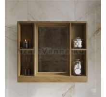 Зеркало DIWO Кострома 80 см розетками, дуб вотан