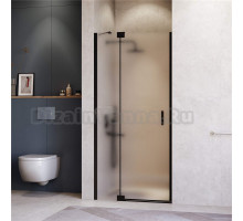 Душевая дверь в нишу RGW Hotel HO-014-B 1400х2000 профиль черный, стекло матовое