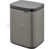 Мусорное ведро Brabantia Bo 222504 4 л, платиновое