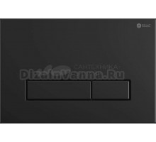 Кнопка смыва Point Меркурий PN44831BM черная матовая