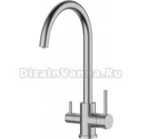 Смеситель для кухни АНТЕЙ Булат сатин