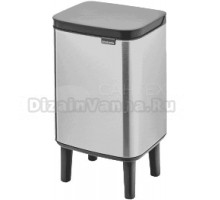 Мусорное ведро Brabantia Bo Hi 227103 4 л, матовая сталь