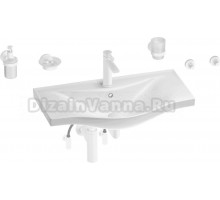 Комплект Wellsee Bisou 201007400 глянцевый белый, матовый белый, 9 в 1