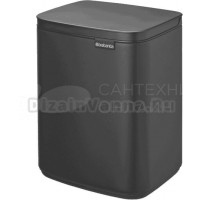 Мусорное ведро Brabantia Bo 233722 7 л, минерально-графитовое